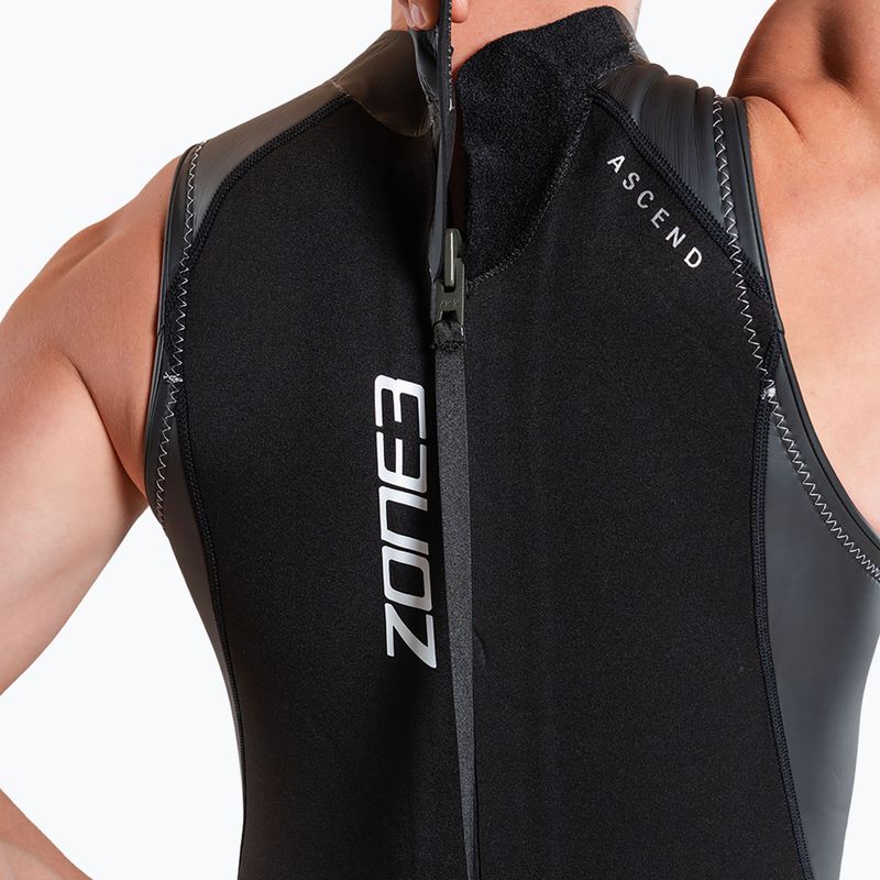 Herren Triathlonanzug aus Neopren ZONE3 Glide Sleeveless Wetsuit black/grey 7