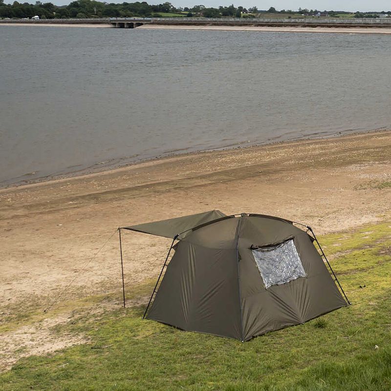 Avid Carp Screen House 3D Kompaktes Karpfenzelt khaki A0530013 9
