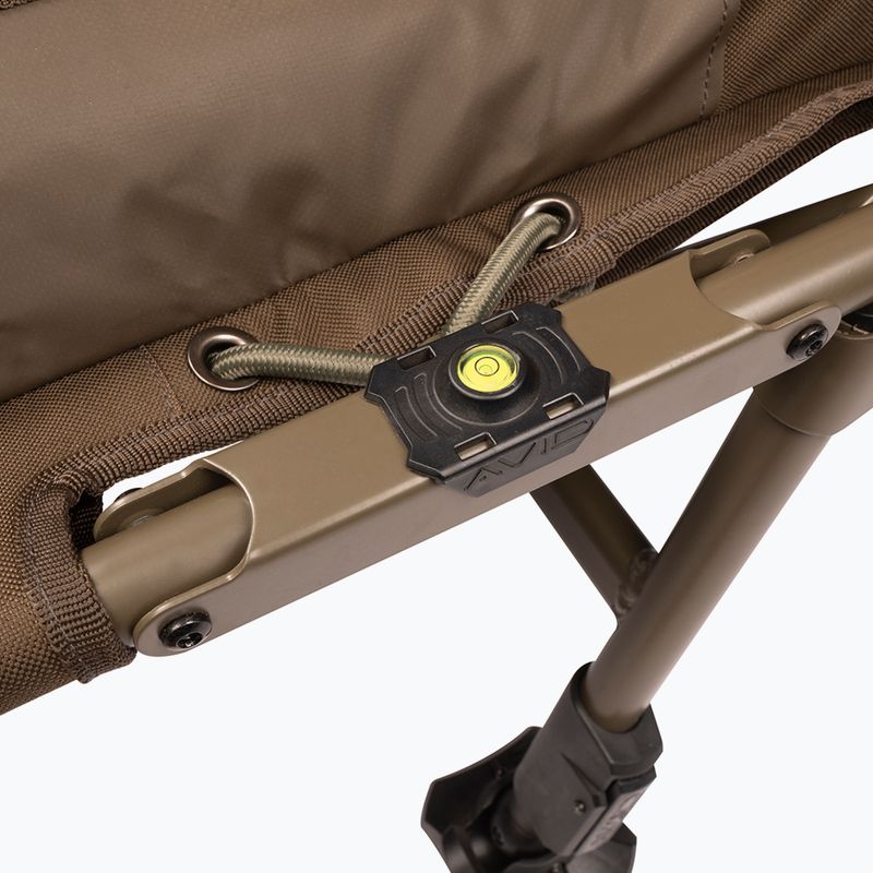 Avid Carp Benchmark Leveltech braunes Bett A0440018 3