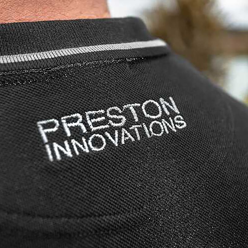 Preston Innovations Poloshirt schwarz 5