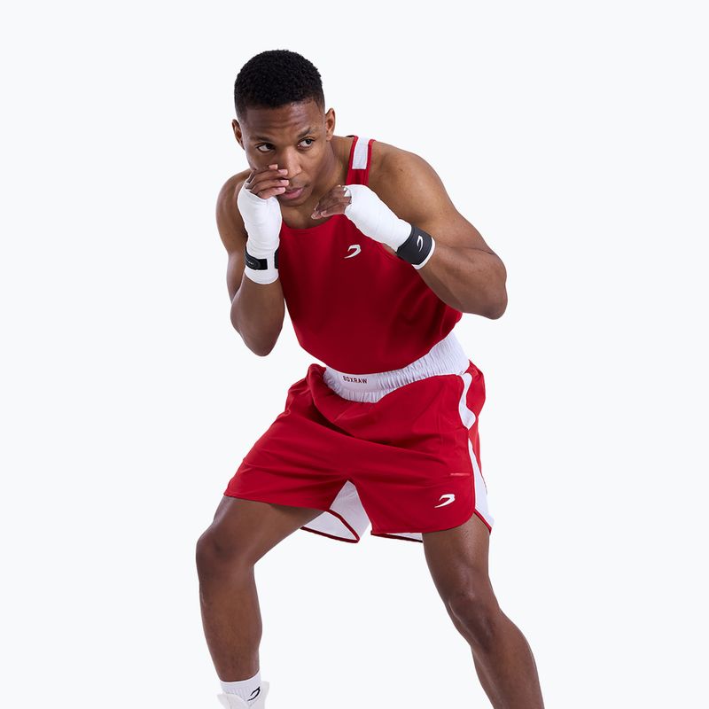 Herren-Shirt Boxraw Stevenson V2 Tank red/white 5