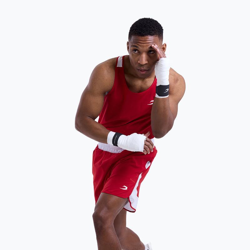 Herren-Shirt Boxraw Stevenson V2 Tank red/white 6