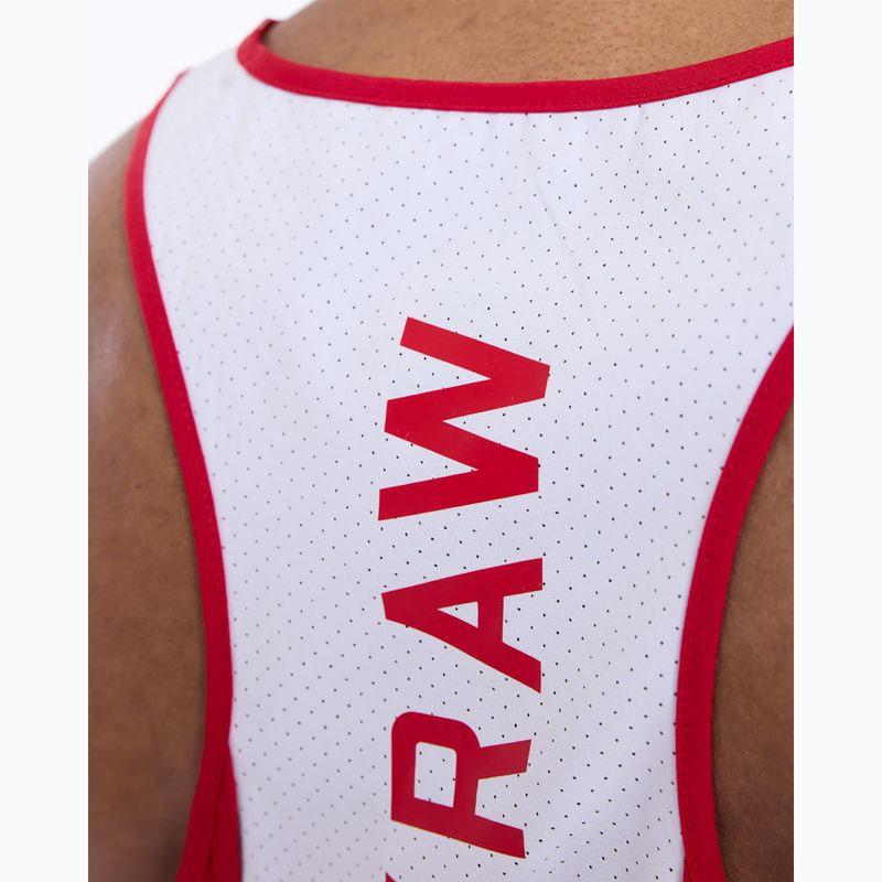 Herren-Shirt Boxraw Stevenson V2 Tank red/white 10