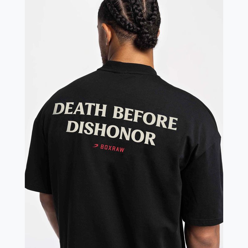 Herren-Shirt BOXRAW Death Before Dishonor Oversized black 7