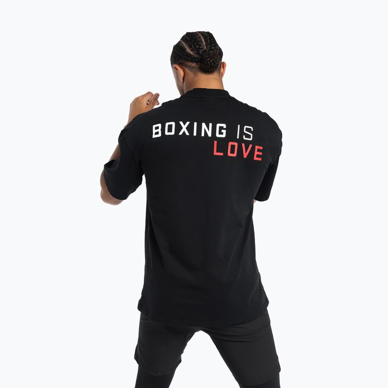 Herren-Shirt Boxraw Boxing is Love Oversized Black 3