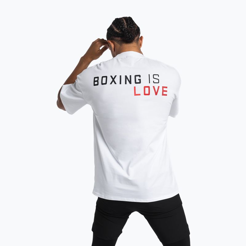 Herren-Shirt Boxraw Boxing is Love Oversized White 3