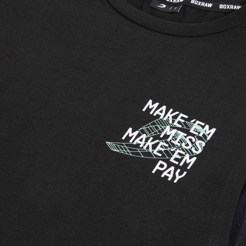 Herren-Shirt BOXRAW Make 'Em Miss Muscle black 13