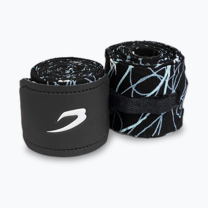 Boxbandagen BOXRAW Dyscyplined Thought Hand Wraps 450 cm black 2