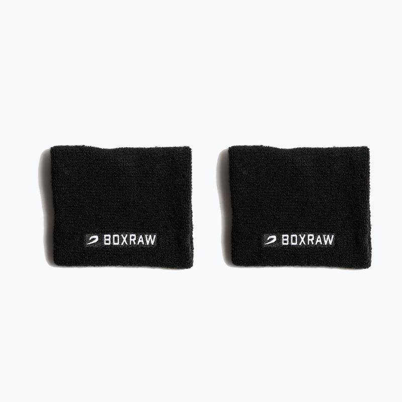 Schweißbänder fürs Handgelenk BOXRAW Sweats 2 pcs. black