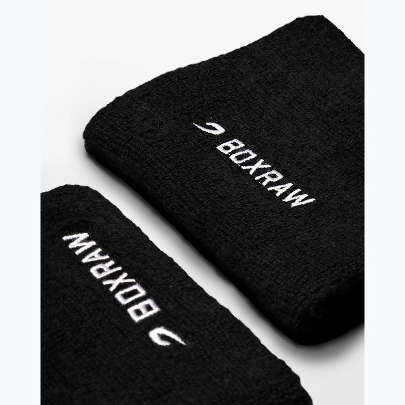 Schweißbänder fürs Handgelenk BOXRAW Sweats 2 pcs. black 2