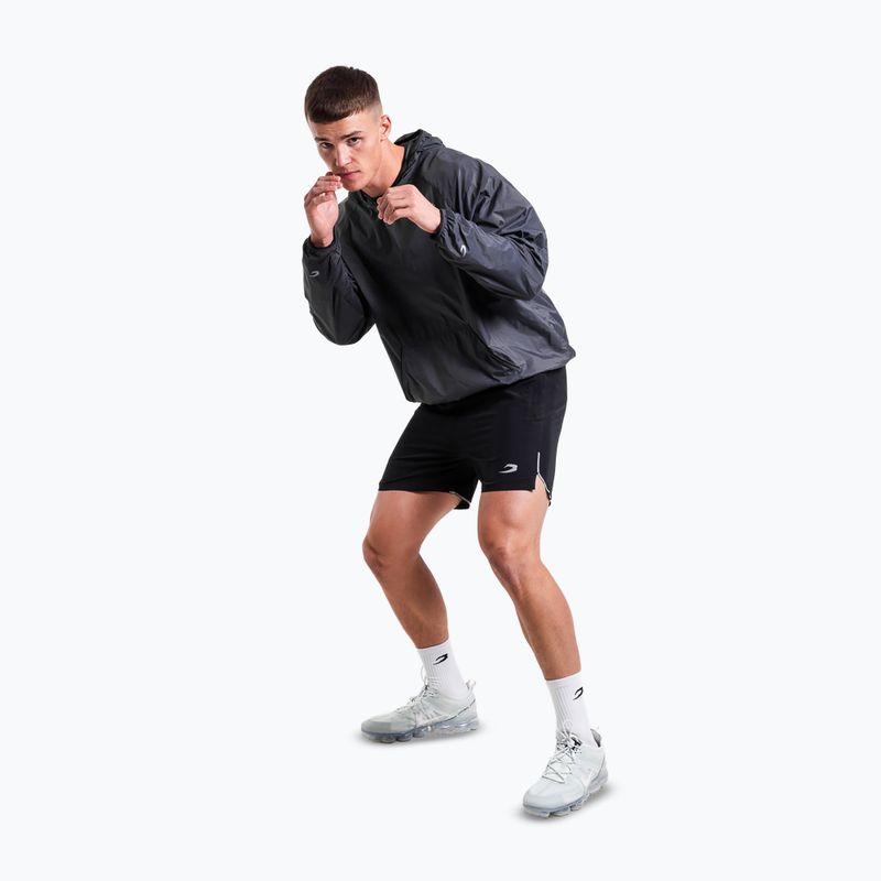 Herrenpullover BOXRAW Genaro Oversized Windbreaker Hoodie charcoal 2
