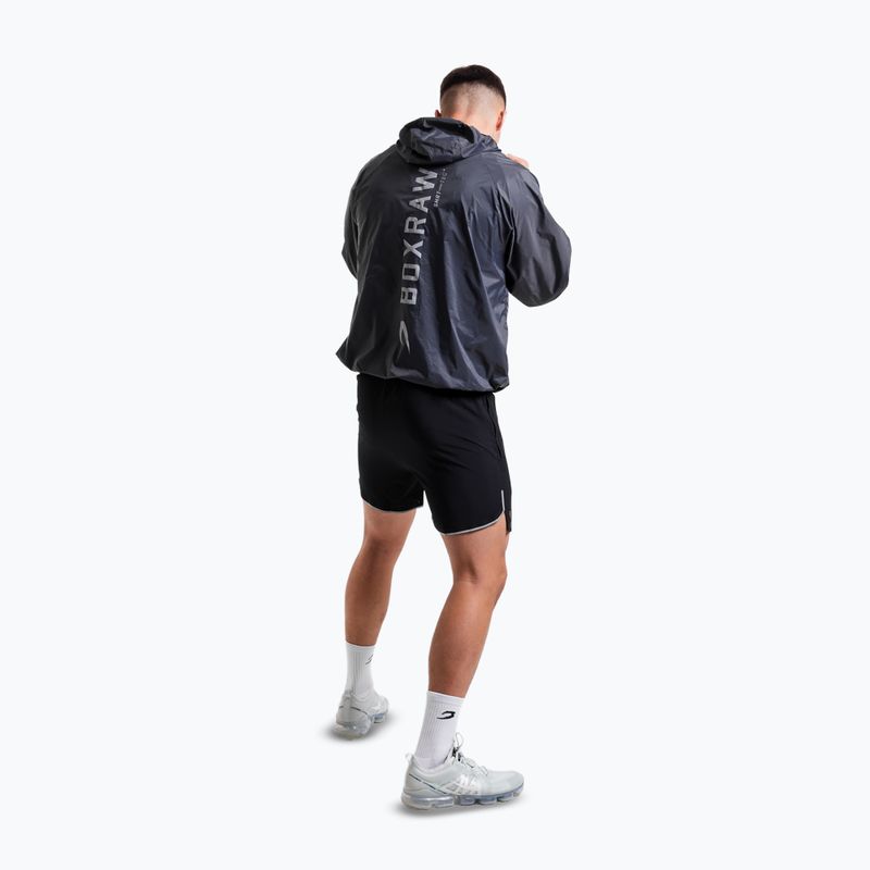 Herrenpullover BOXRAW Genaro Oversized Windbreaker Hoodie charcoal 3