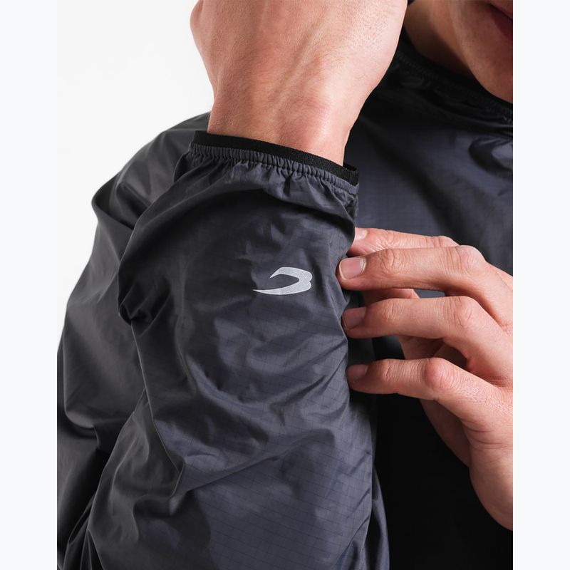 Herrenpullover BOXRAW Genaro Oversized Windbreaker Hoodie charcoal 9