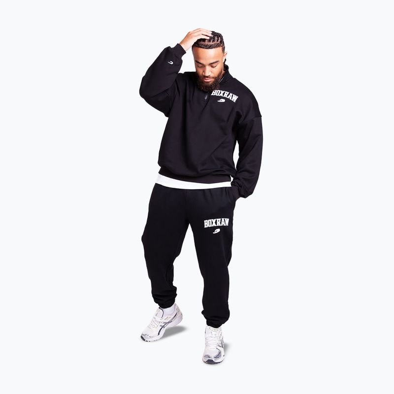 Herrenpullover BOXRAW East Street 1/4 Zip black 2