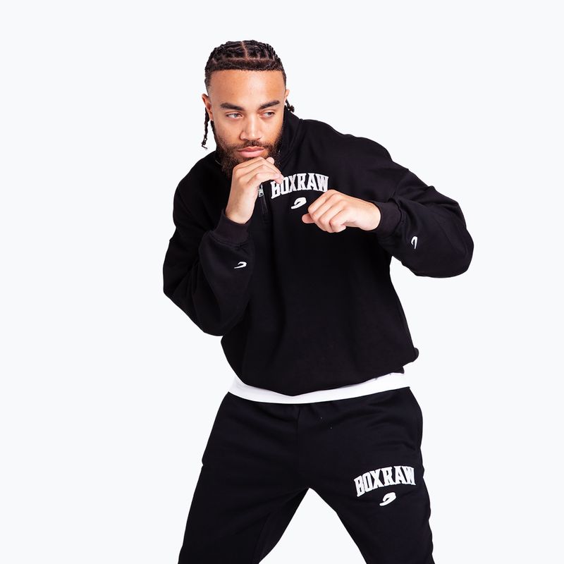 Herrenpullover BOXRAW East Street 1/4 Zip black 5
