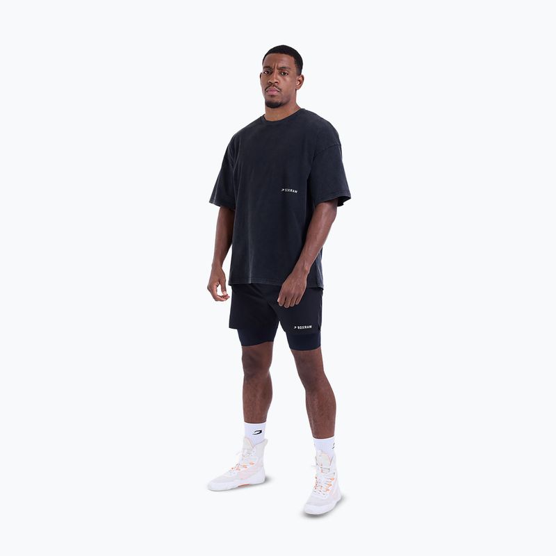 Herren-Trainingsshorts BOXRAW Sparring Club 2-in-1 black 2