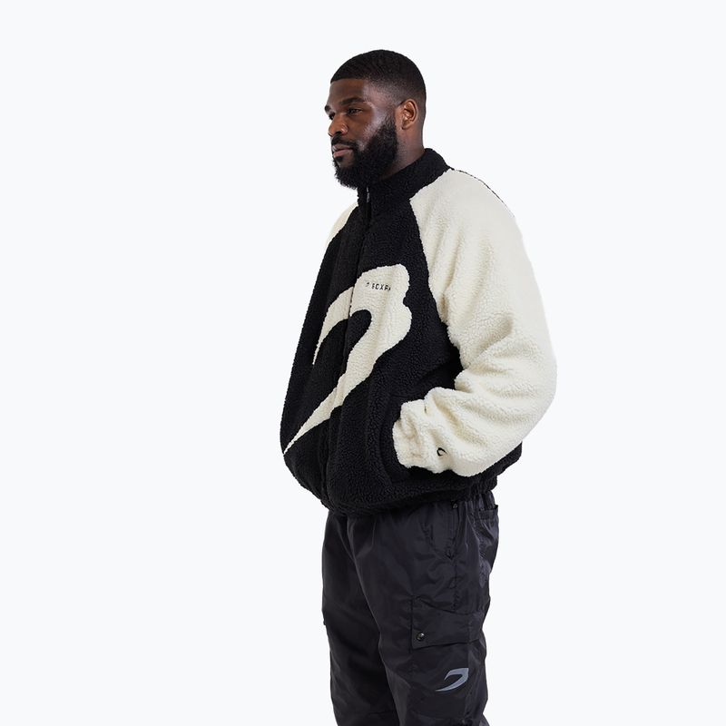 Herrenjacke Boxraw Walker Sherpa black/cream 5