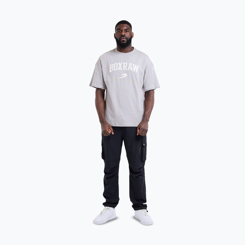 Herren-Shirt Boxraw East Street Oversized T-Shirt Grey 2