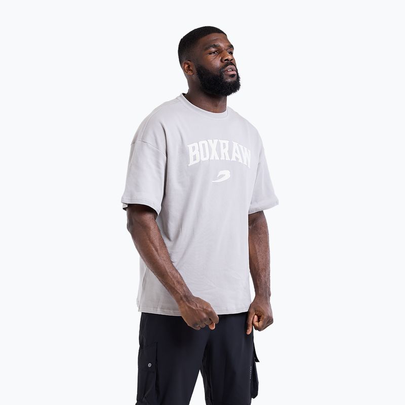 Herren-Shirt Boxraw East Street Oversized T-Shirt Grey 4