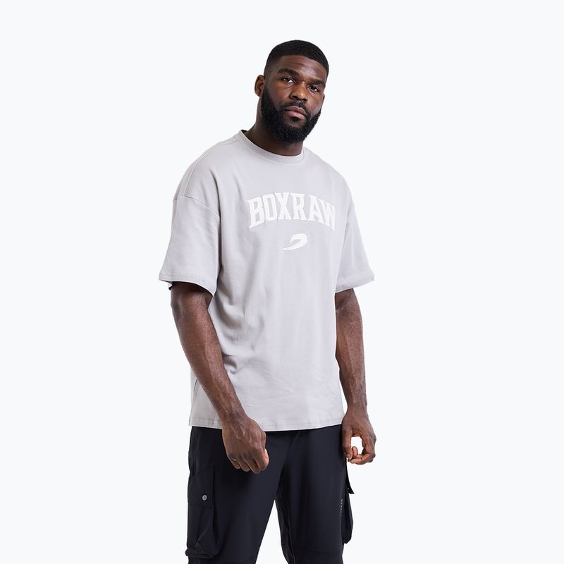 Herren-Shirt Boxraw East Street Oversized T-Shirt Grey 5