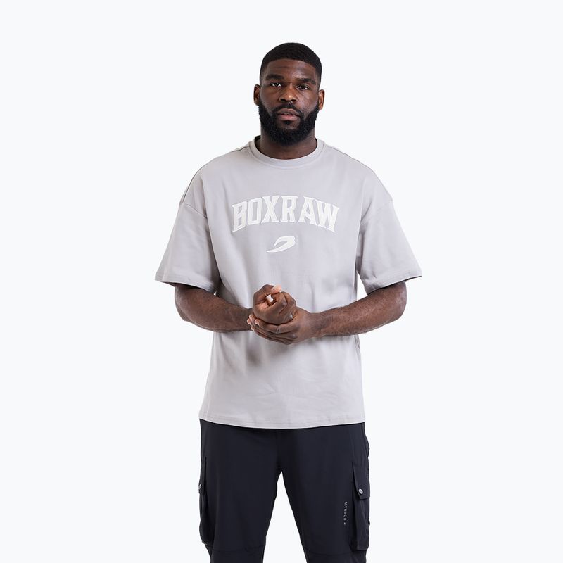 Herren-Shirt Boxraw East Street Oversized T-Shirt Grey 6