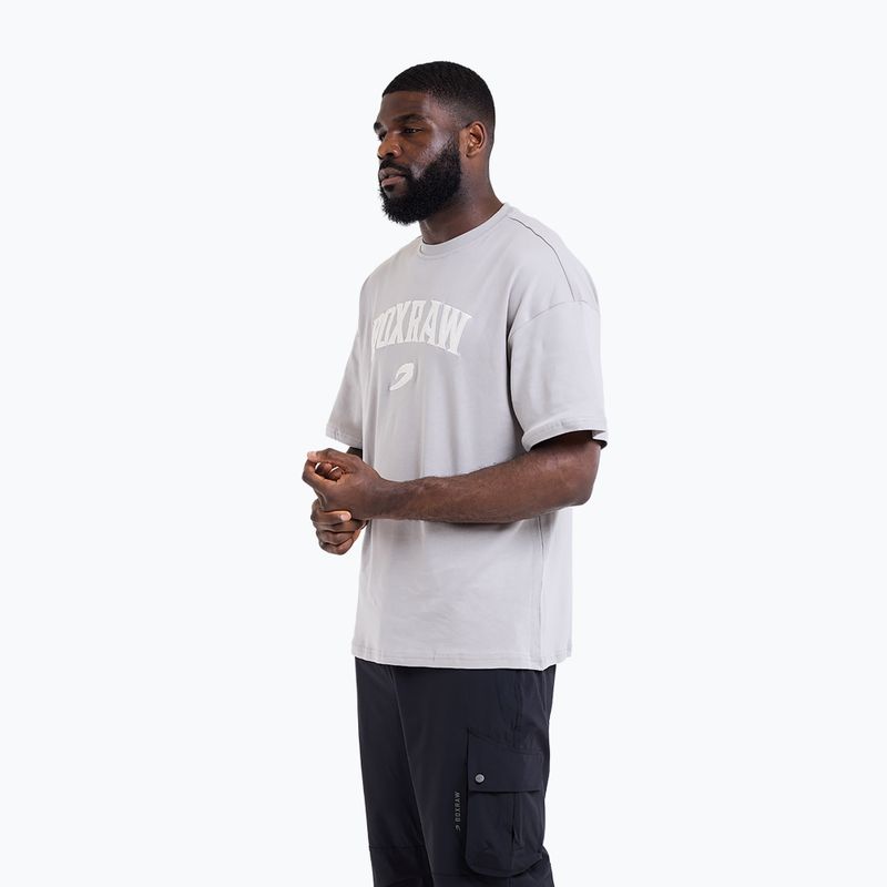 Herren-Shirt Boxraw East Street Oversized T-Shirt Grey 7