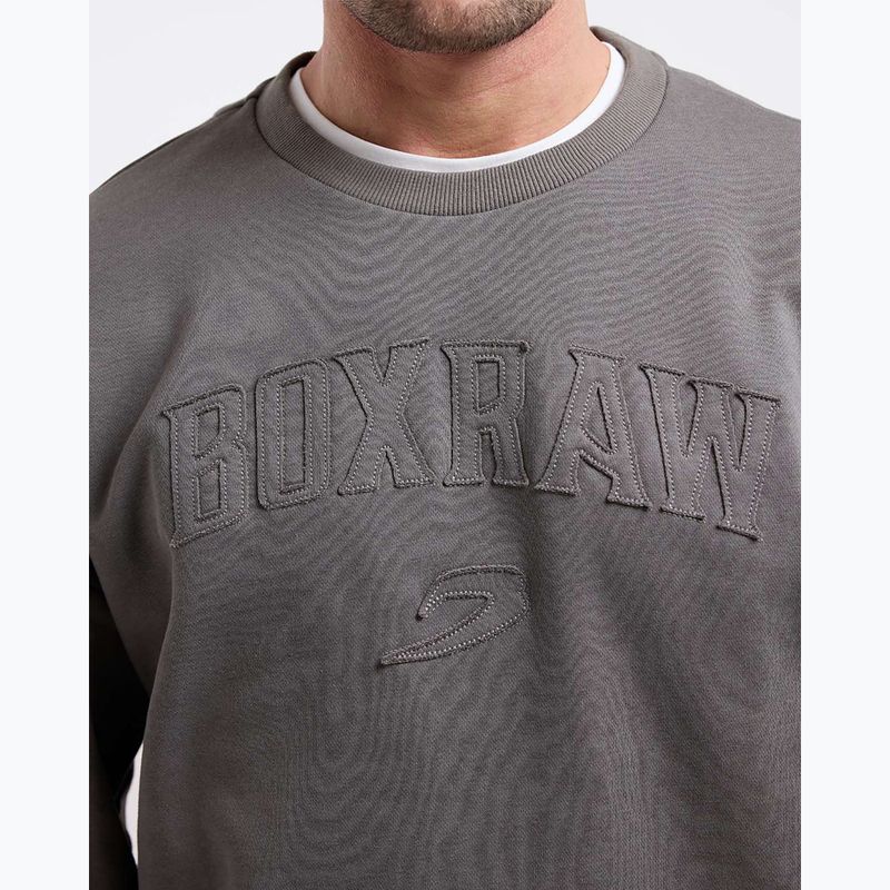 Herrenpullover Boxraw East Street Sweatshirt distressed grey 7
