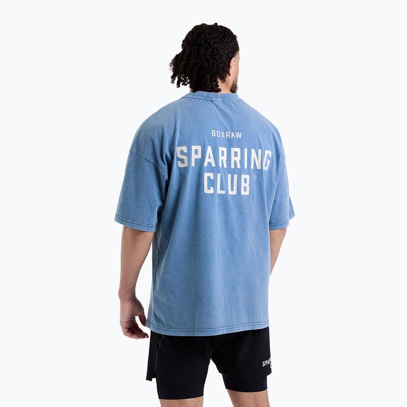 Herren-Shirt BOXRAW Sparring Club Oversized washed baby blue 3