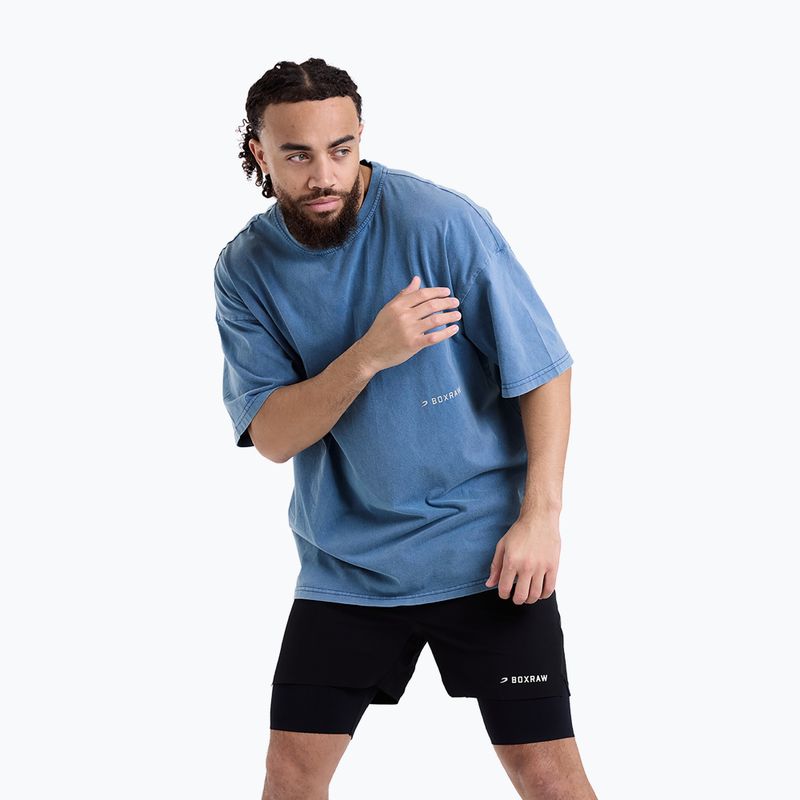 Herren-Shirt BOXRAW Sparring Club Oversized washed baby blue 5