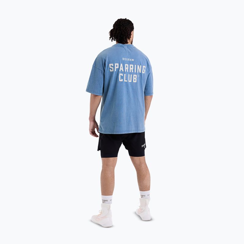 Herren-Shirt BOXRAW Sparring Club Oversized washed baby blue 7