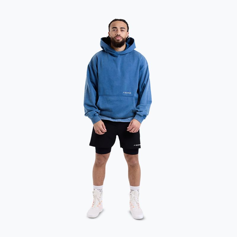 Herrenpullover BOXRAW Sparring Club Oversized Hoodie washed baby blue 2