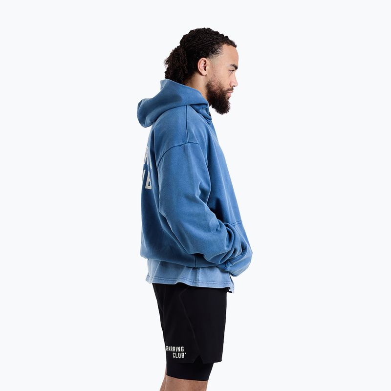 Herrenpullover BOXRAW Sparring Club Oversized Hoodie washed baby blue 7
