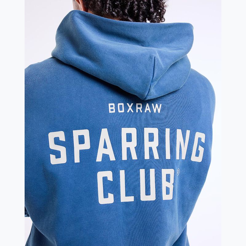 Herrenpullover BOXRAW Sparring Club Oversized Hoodie washed baby blue 9