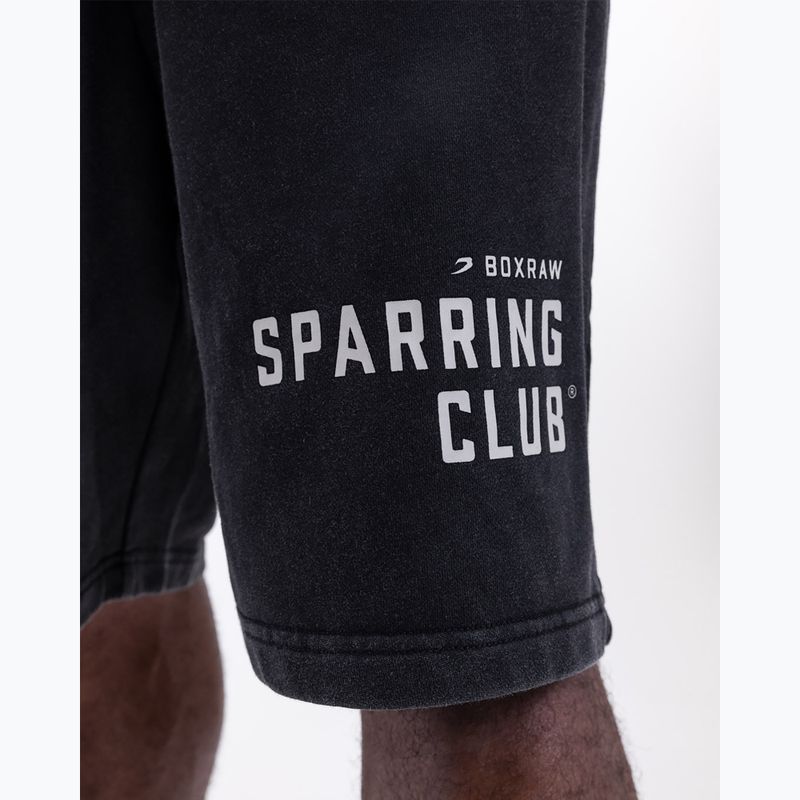 Herren-Trainingsshorts BOXRAW Sparring Club Sweat washed black 6