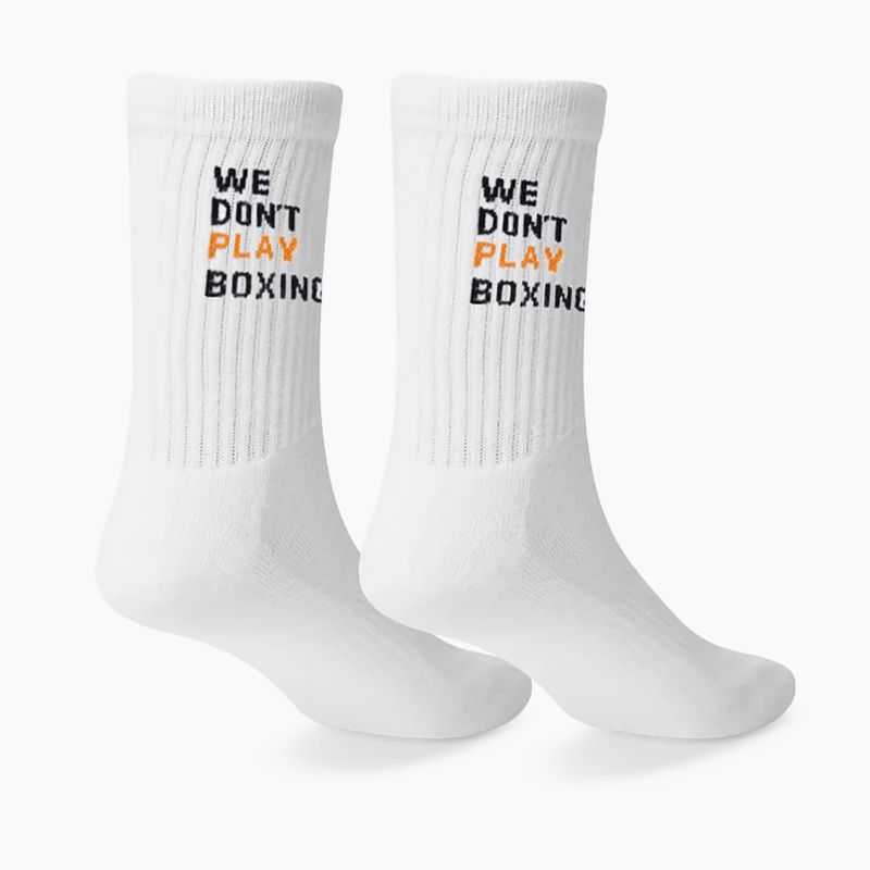 Herren­socken BOXRAW We Don't Play Boxing Crew 3 pairs white 3