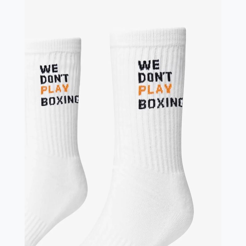 Herren­socken BOXRAW We Don't Play Boxing Crew 3 pairs white 4