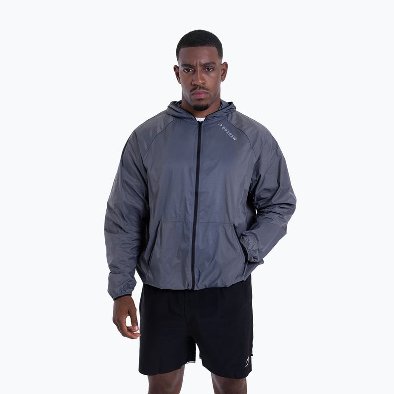 Herrenjacke BOXRAW Genaro Zip Up Windbreaker charcoal
