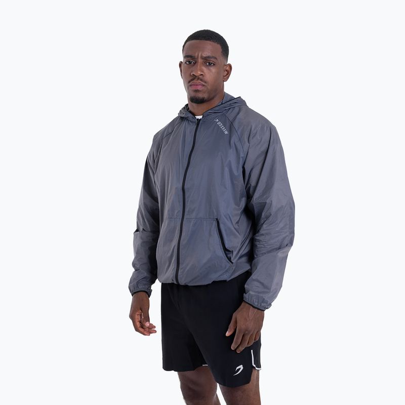 Herrenjacke BOXRAW Genaro Zip Up Windbreaker charcoal 4