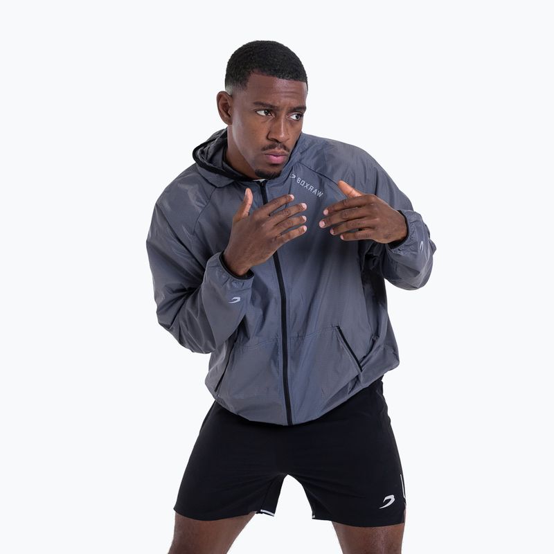 Herrenjacke BOXRAW Genaro Zip Up Windbreaker charcoal 5