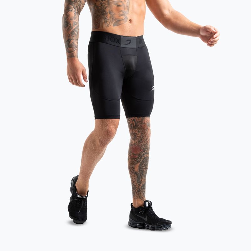 Herren-Trainingsshorts BOXRAW Saddler Compression black 4