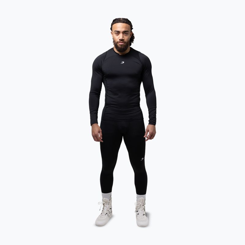 Longsleeve Herren BOXRAW Saddler Compression black 2
