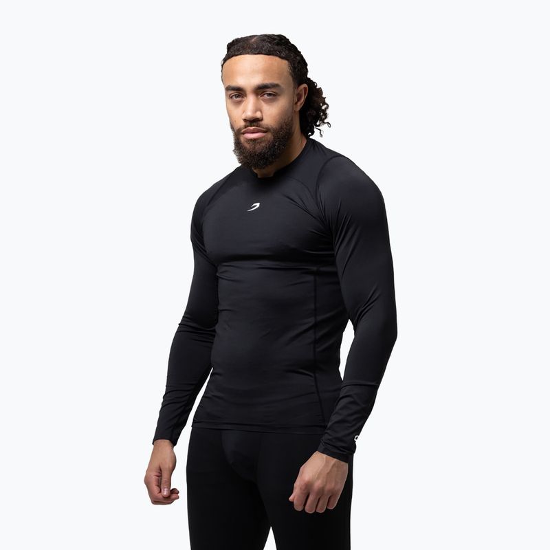 Longsleeve Herren BOXRAW Saddler Compression black 4
