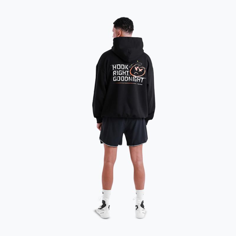 Herrenpullover BOXRAW Hook Right Goodnight Oversized Hoodie black 3