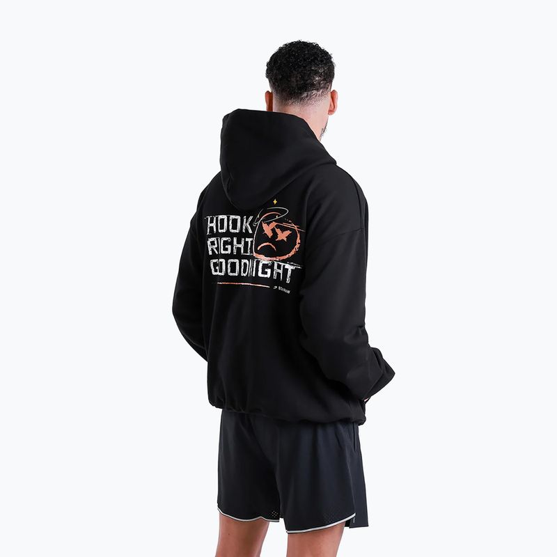 Herrenpullover BOXRAW Hook Right Goodnight Oversized Hoodie black 5