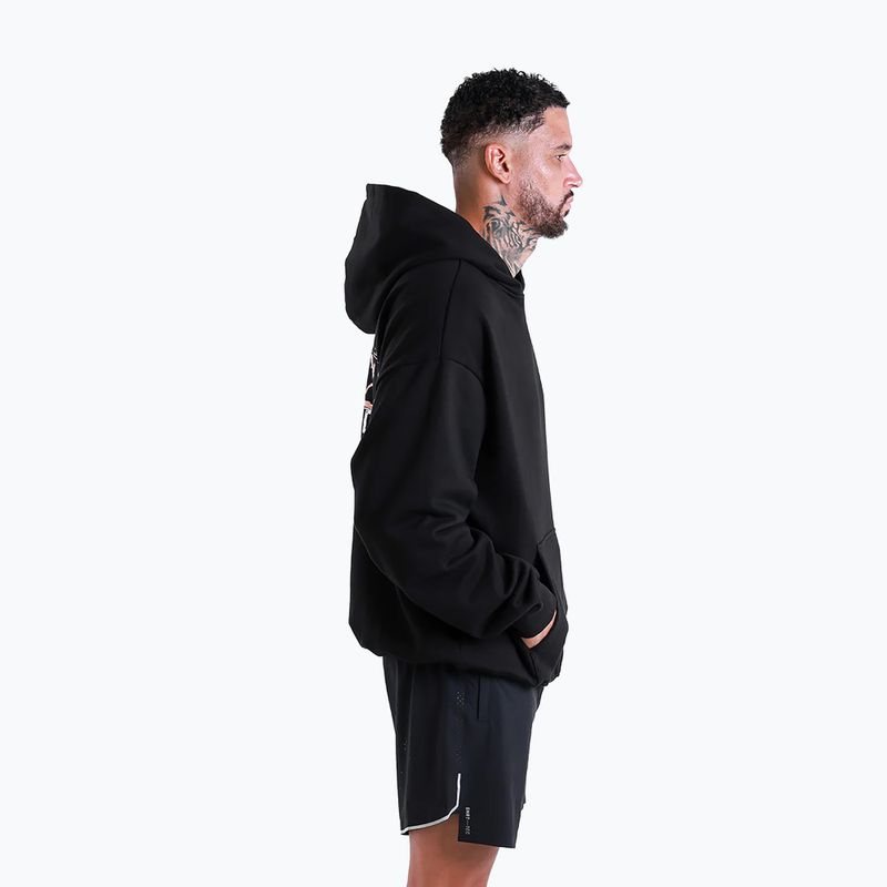 Herrenpullover BOXRAW Hook Right Goodnight Oversized Hoodie black 6