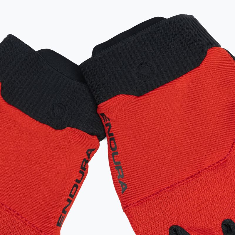 Endura Loop Full Finger Radhandschuhe Flamme rot 4