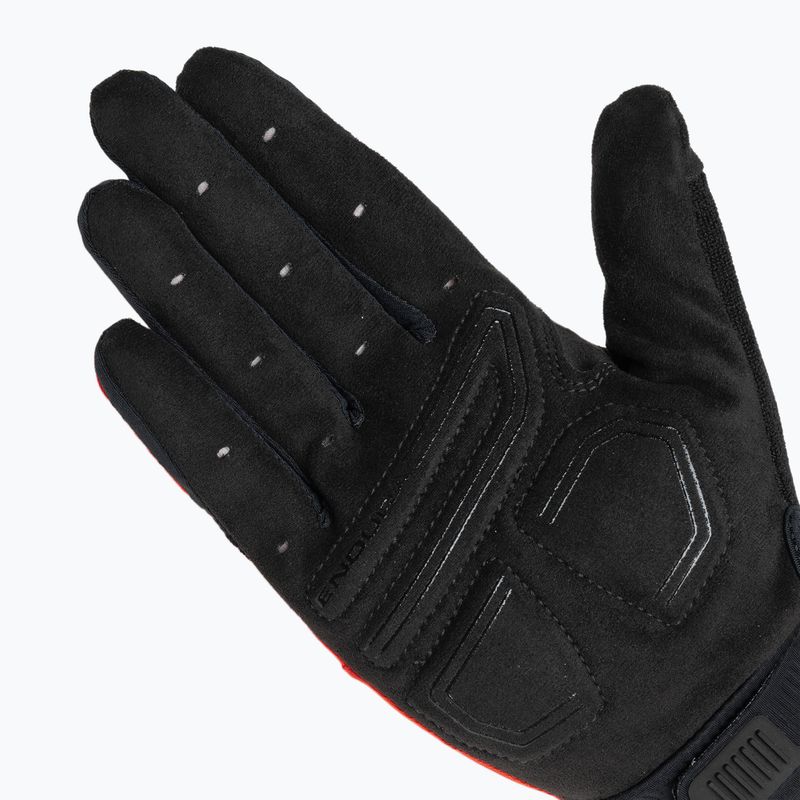 Endura Loop Full Finger Radhandschuhe Flamme rot 5