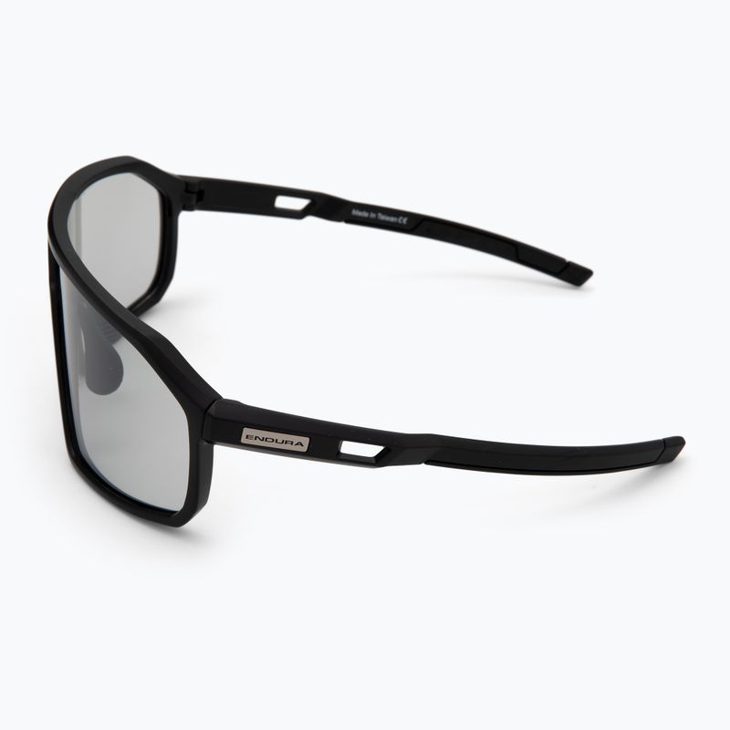 Endura Mullet Photochromic mattschwarz/silberne Blitzspiegel-Sonnenbrille 4