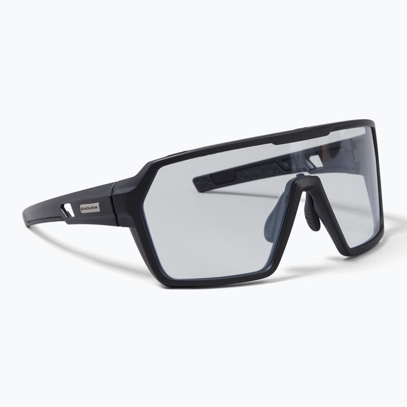 Endura Singletrack Photochromic schwarz/photochromic silber flash mirror/ambe Sonnenbrille