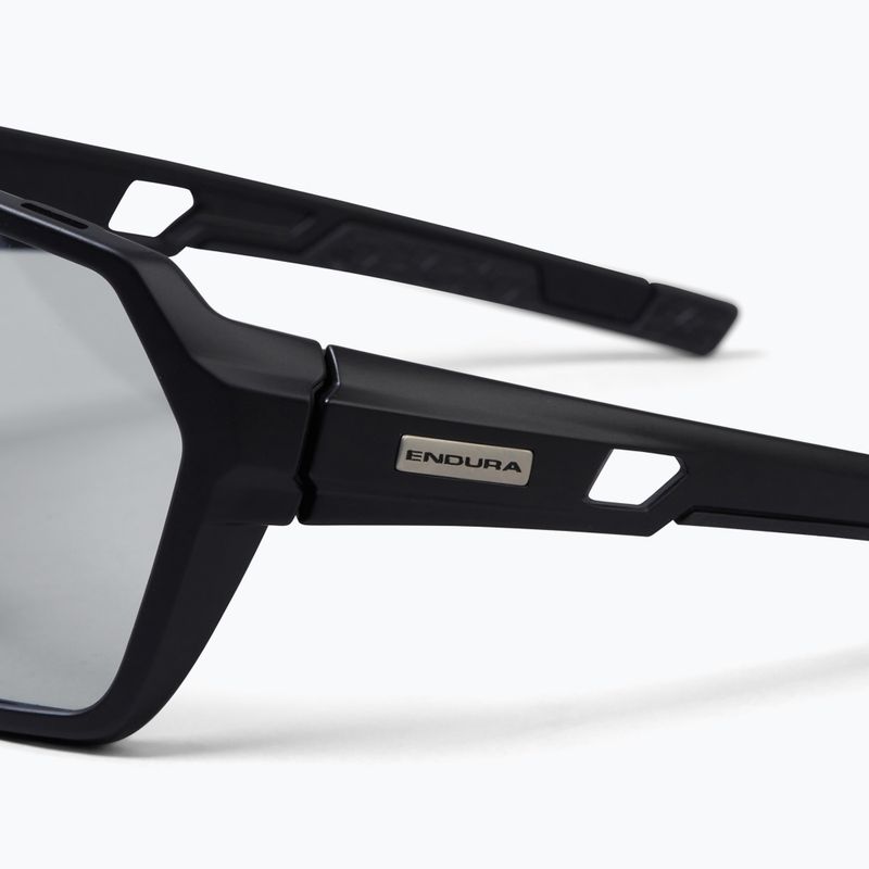 Endura Singletrack Photochromic schwarz/photochromic silber flash mirror/ambe Sonnenbrille 3